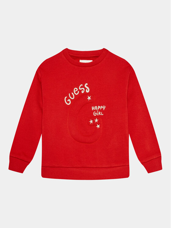 Guess Mikina K3BQ00 KAD74 Červená Regular Fit