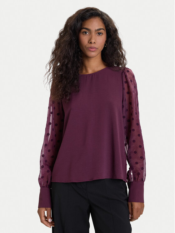 Vero Moda Vero Moda Blúz Alva 10337474 Lila Regular Fit