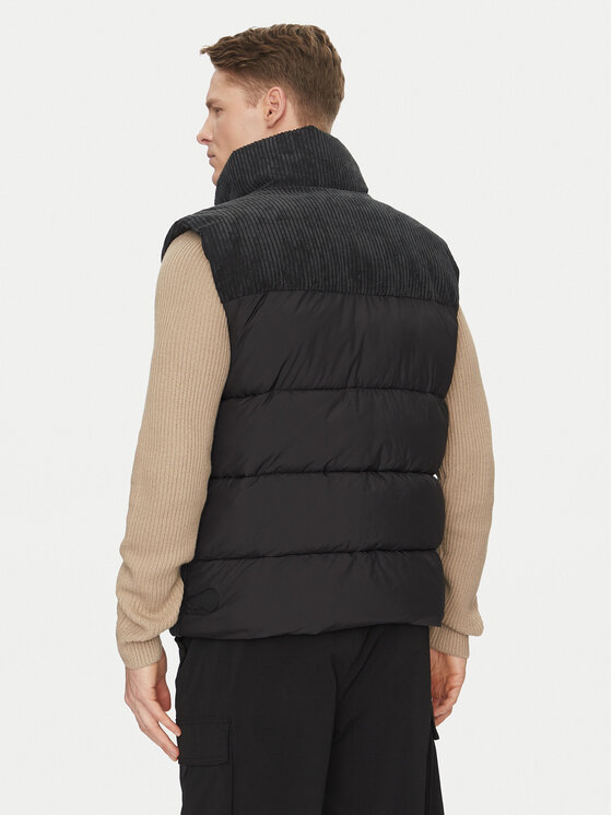 Save The Duck Save The Duck Αμάνικο Μπουφάν D81438M VELY19 Μαύρο Regular Fit
