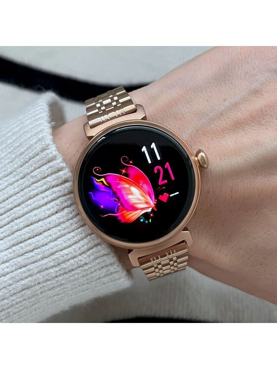 Rubicon Rubicon Smartwatch SMARUB280 Różowe złoto