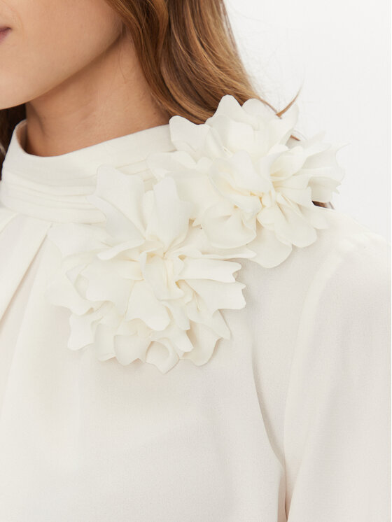 Tatuum Tatuum Blusa Florisa T2424.064B Bianco Regular Fit
