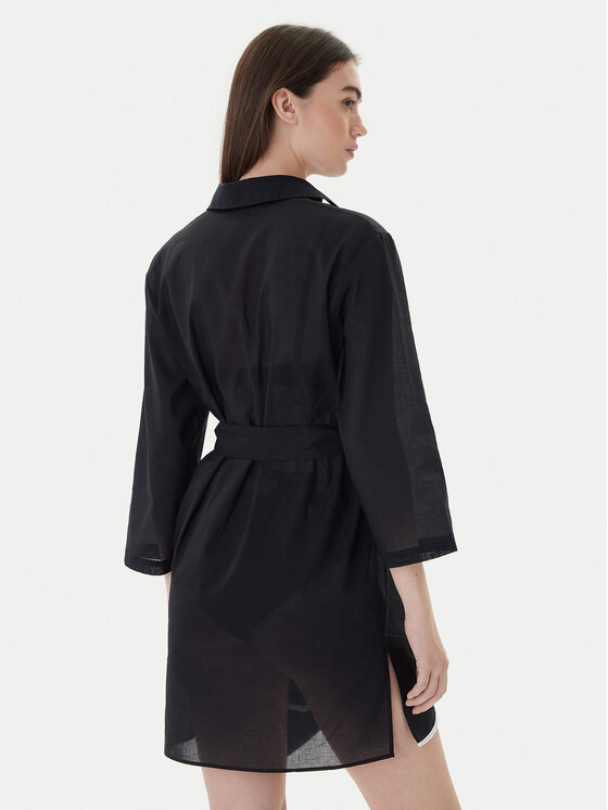 KARL LAGERFELD KARL LAGERFELD Vestito da spiaggia A2W46075 Nero Regular Fit