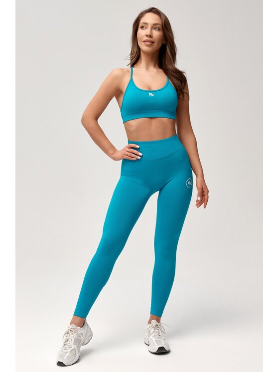 ROUGH RADICAL ROUGH RADICAL Reggiseno sportivo SEAMLES GLOW BRA Turchese