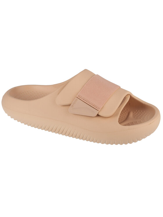 Crocs Crocs Klapki Mellow Luxe Recovery Slide Beżowy