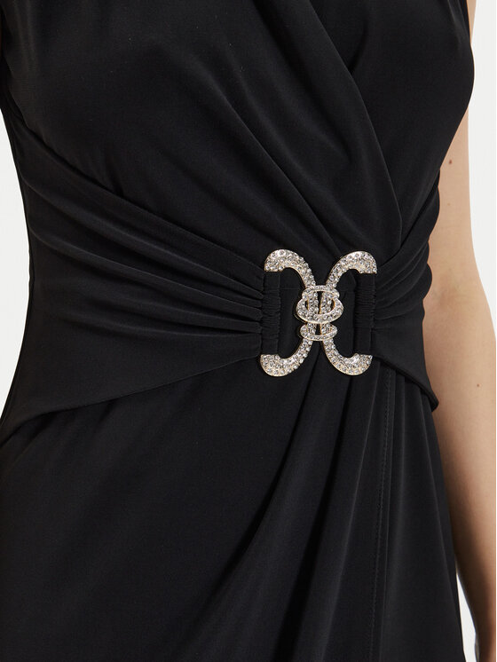 Joseph Ribkoff Joseph Ribkoff Коктейлна рокля 242711 Черен Slim Fit