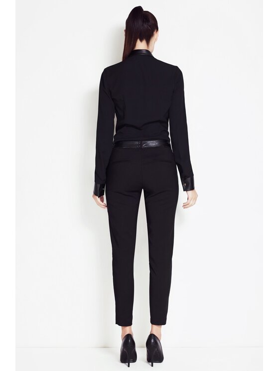 Awama Awama Košeľa A050 Čierna Basic Fit
