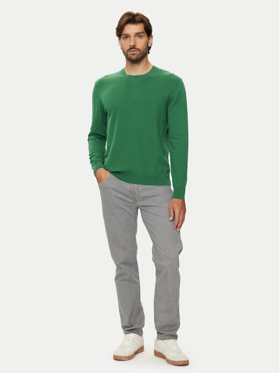 United Colors Of Benetton United Colors Of Benetton Svetr 10CVU1N60 Zelená Regular Fit