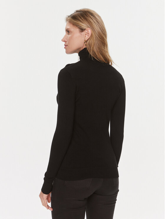 Guess Guess Rollkragenpullover W3BR23 Z2NQ2 Schwarz Regular Fit