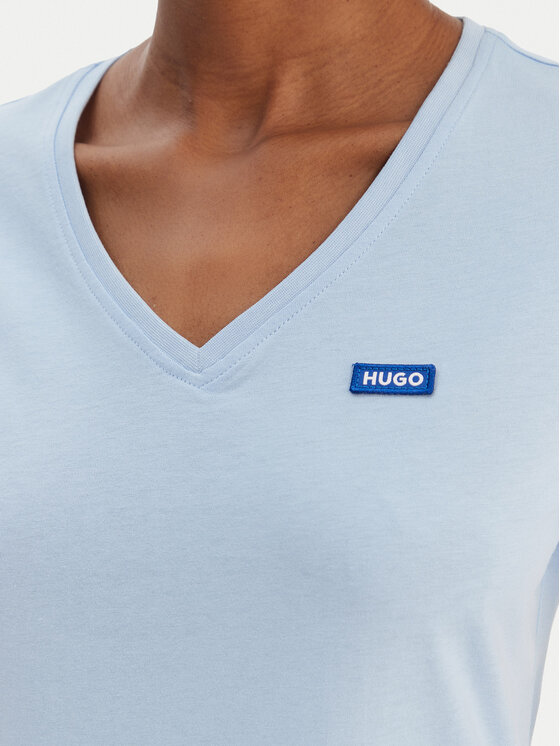 HUGO HUGO T-shirt Classic 50513667 Blu Slim Fit