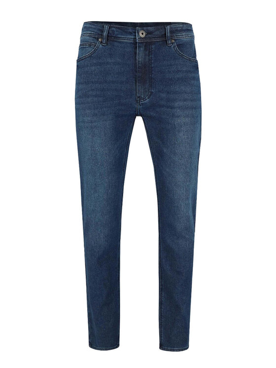 Volcano Volcano Jeansy D-FERG Granatowy Regular Fit