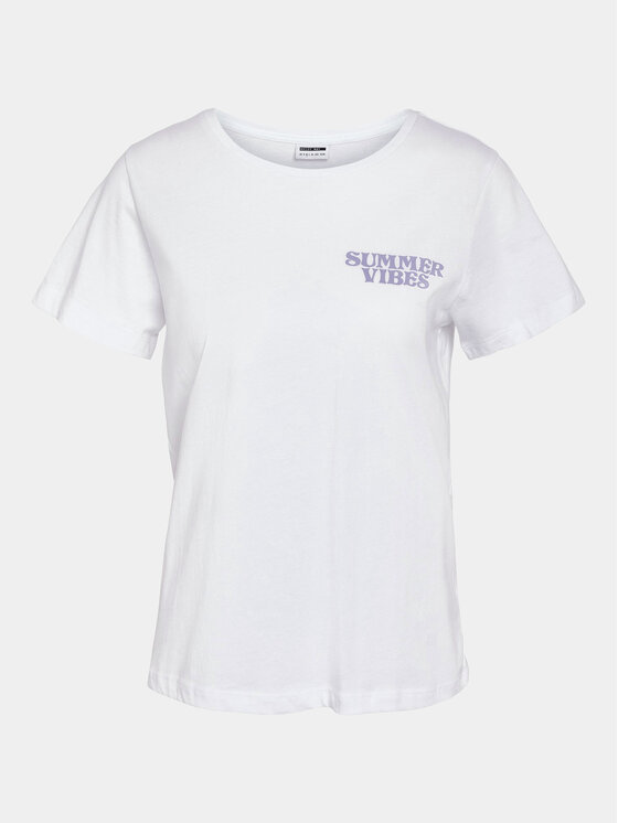 Noisy May Noisy May T-shirt Sun 27030257 Bijela Oversize