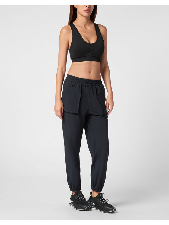Plein Sport Plein Sport Joggery 22419 Czarny Regular Fit