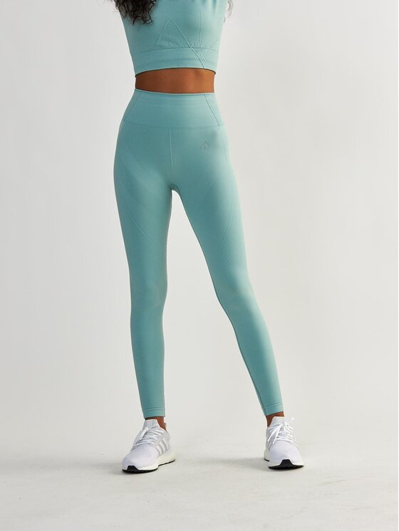 BeShaped BeShaped Legginsy Bezszwowe Femme Force Turkusowy Active Fit