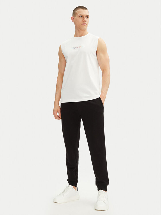 Calvin Klein Underwear Calvin Klein Underwear Majica brez rokavov LV00NM2878 Bela Regular Fit