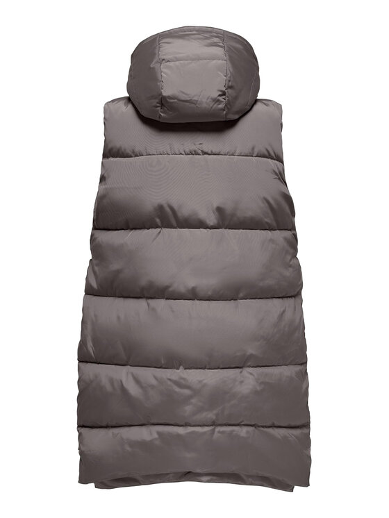 ONLY ONLY Bezrękawnik 15300259 Szary Regular Fit