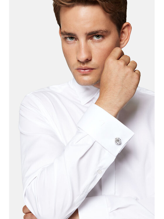 Lancerto Lancerto Koszula Cobie KO073123000029 Biały Slim Fit