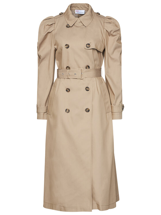 Red Valentino Red Valentino Trenčkot UR3CHA652R3 Bež Regular Fit