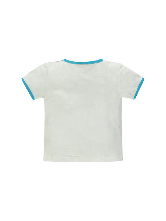 Kanz Kanz T-Shirt 1832541-1000 Biały Basic Fit