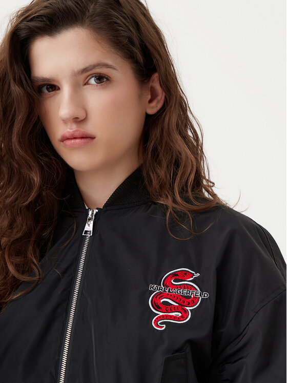 KARL LAGERFELD KARL LAGERFELD Bomber-jakk A1W14039 Must Regular Fit