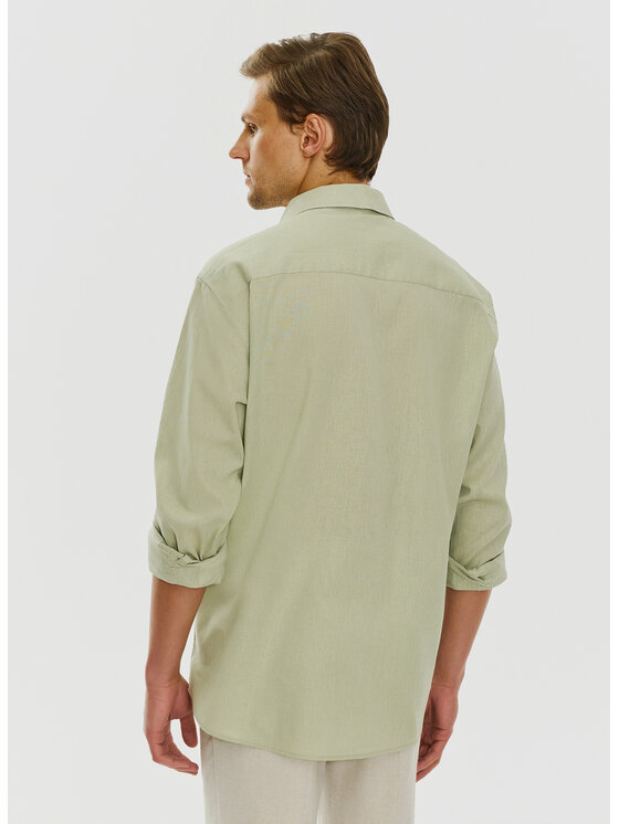 Pako Lorente Pako Lorente Koszula P24SF-1X-008 Zielony Regular Fit