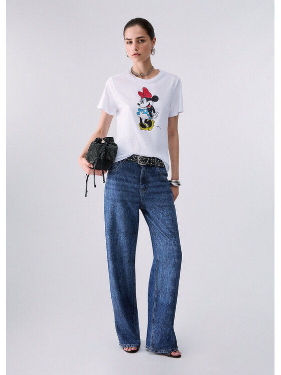 Liu Jo Liu Jo T-shirt WF6441JS904L9550 Bianco Regular Fit