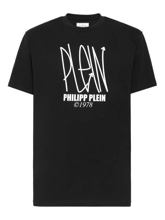 PHILIPP PLEIN PHILIPP PLEIN T-Shirt 1207 Czarny Regular Fit