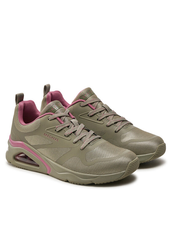 Skechers Skechers Sneakersy Tres-Air Uno 177421/OLV Zielony