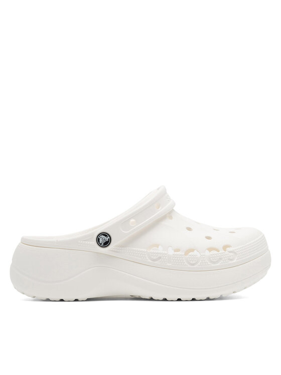 Crocs Crocs Şlapi C-BAYA PLATFORM CLOG 208186-100 Alb