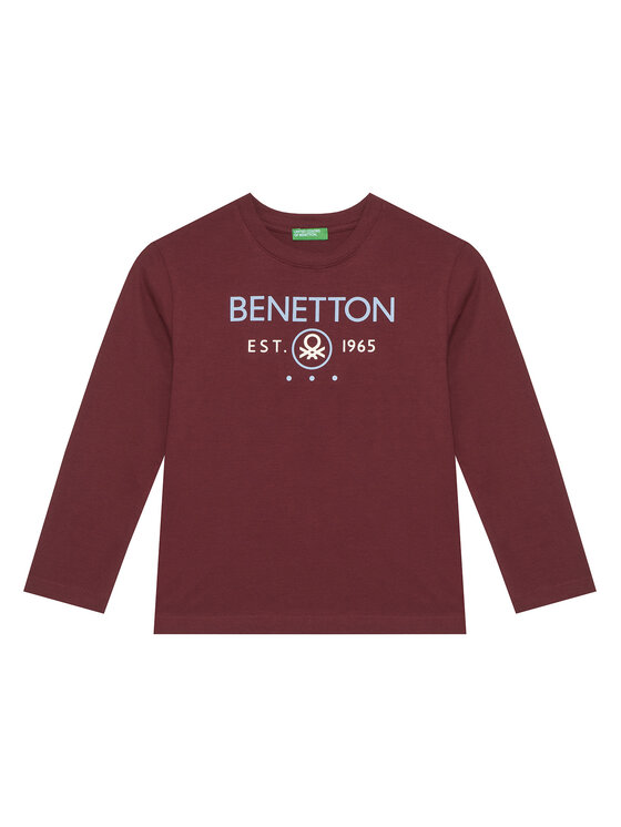United Colors Of Benetton United Colors Of Benetton Blúz 3I1XC10Q3 Bordó Regular Fit