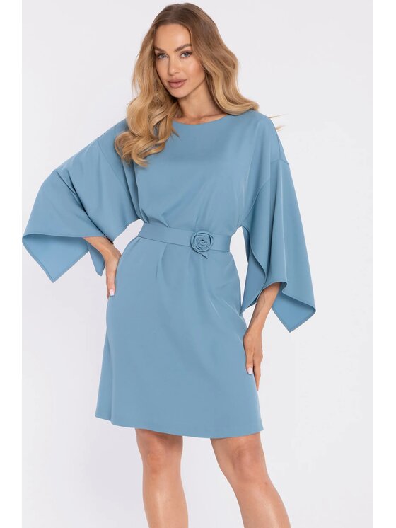 Made of Emotion Made of Emotion Abito da cocktail M908 Blu A-Line Fit