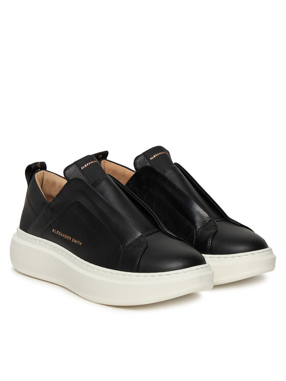 Alexander Smith Alexander Smith Tenisice Wembley Slip-On-ASBCWLW Crna