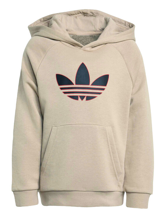adidas adidas Trening Graphic Trefoil KD5772 Bej Regular Fit