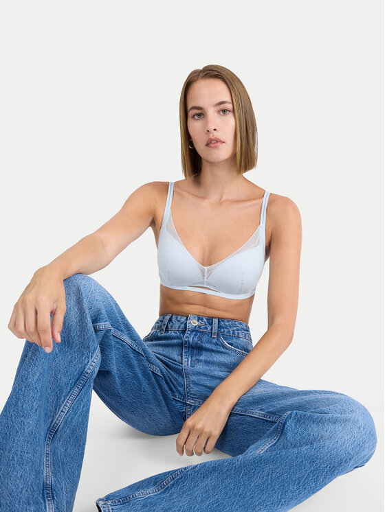 Triumph Triumph Podprsenka Push-up Breathe & Lift 10226602 Světle modrá