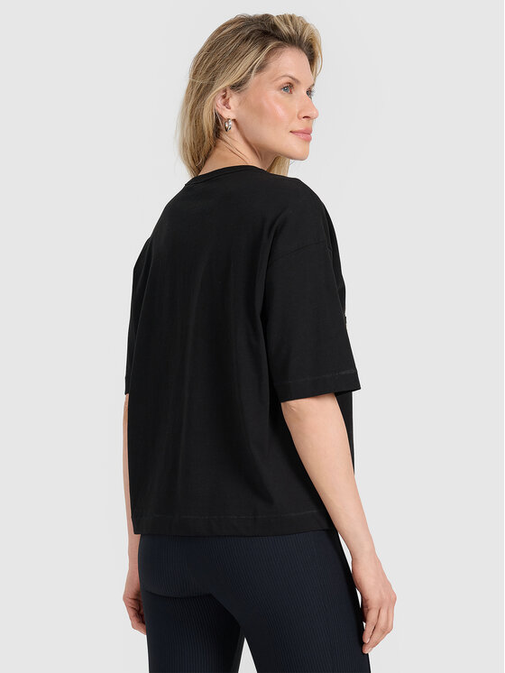 4F 4F T-Shirt FOB SUMMER Czarny Oversize