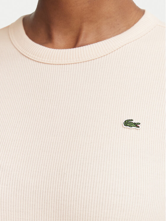 Lacoste Lacoste Bluzka TF1692 Różowy jasny Slim Fit
