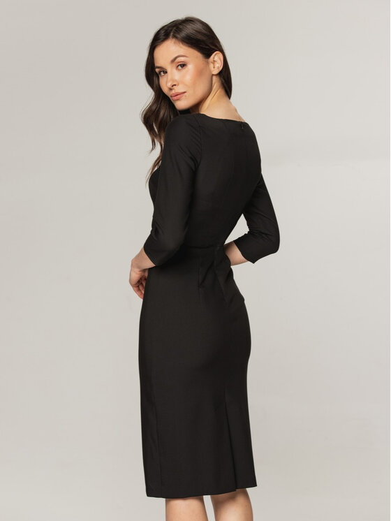 Willsoor Willsoor Sukienka codzienna 67211/7 Czarny Close Fit