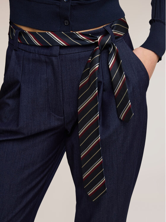 Motivi Motivi Pantaloni di tessuto P03IQ004736N034 Blu Regular Fit