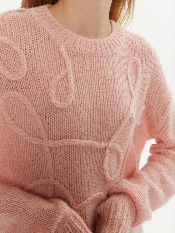 Munthe Munthe Pullover Tahlis 243160124370 Rosa Loose Fit