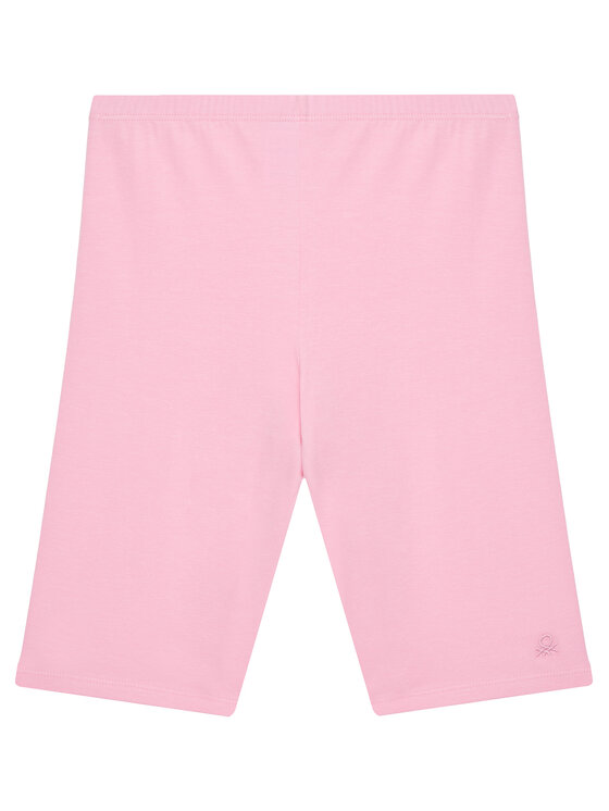 United Colors Of Benetton United Colors Of Benetton Kolesarske hlače 3MT1C901D Roza Slim Fit