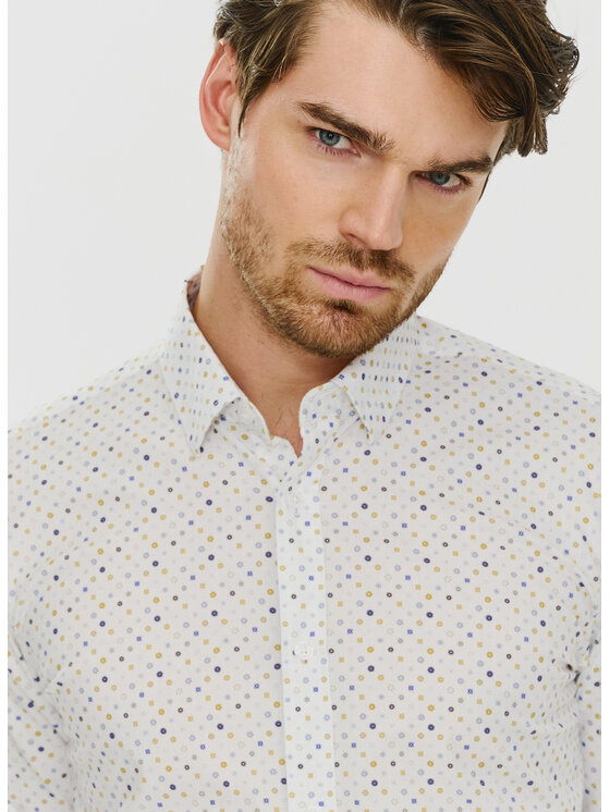 Pako Lorente Pako Lorente Koszula P24SF-1X-020 Biały Slim Fit