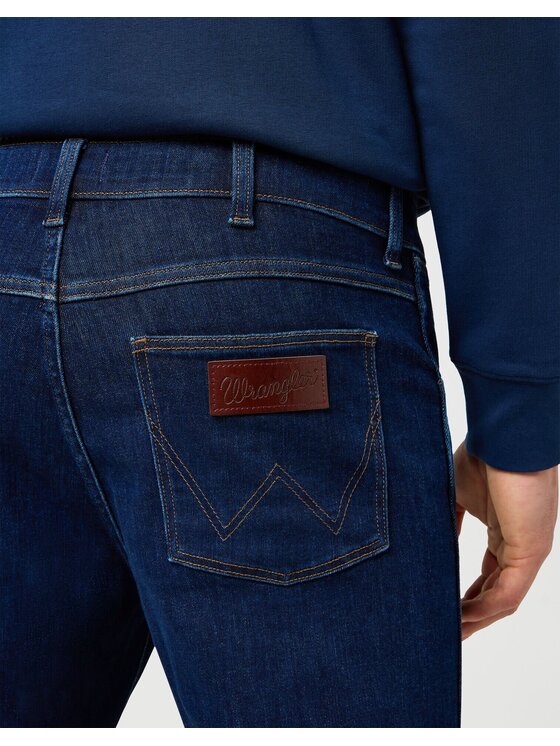 Wrangler Wrangler Jeansy LARSTON Niebieski Slim Fit