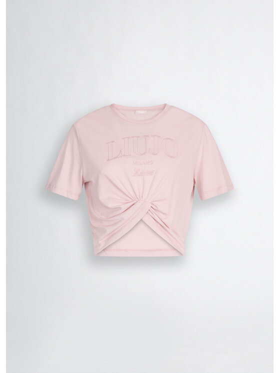 Liu Jo Liu Jo T-shirt WA5001JS923M9448 Rosa Regular Fit