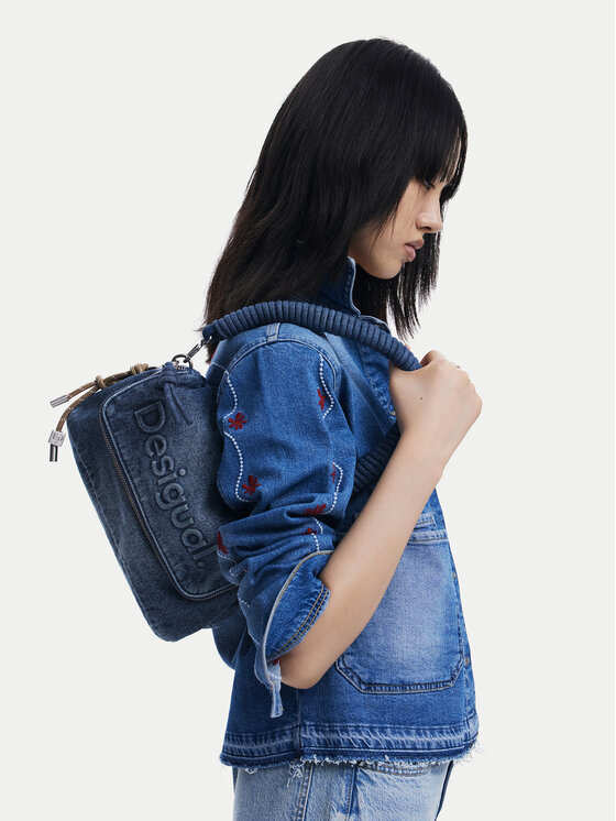 Desigual Desigual Сумка Half Logo 25SAXD23 Голубий