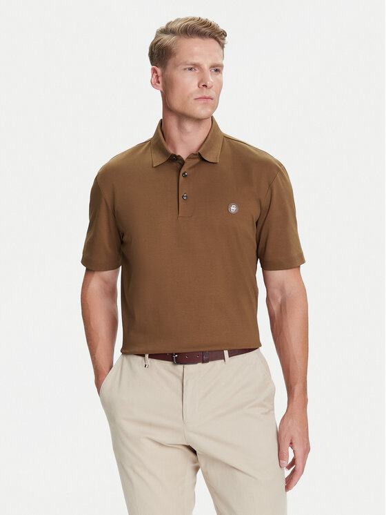 BOSS BOSS Polokošile C-Parris 01 50520297 Hnědá Regular Fit