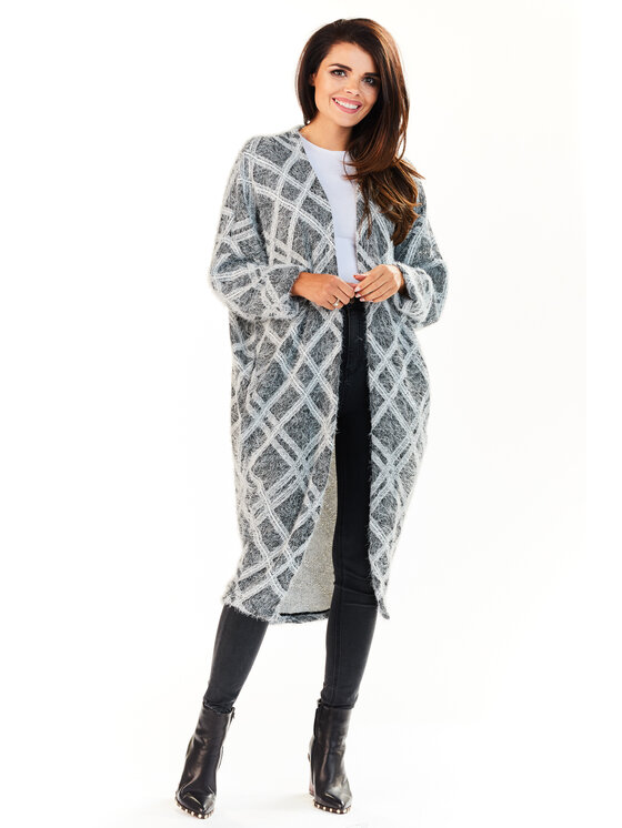 Awama Awama Cardigan A194 Multicolore Basic Fit