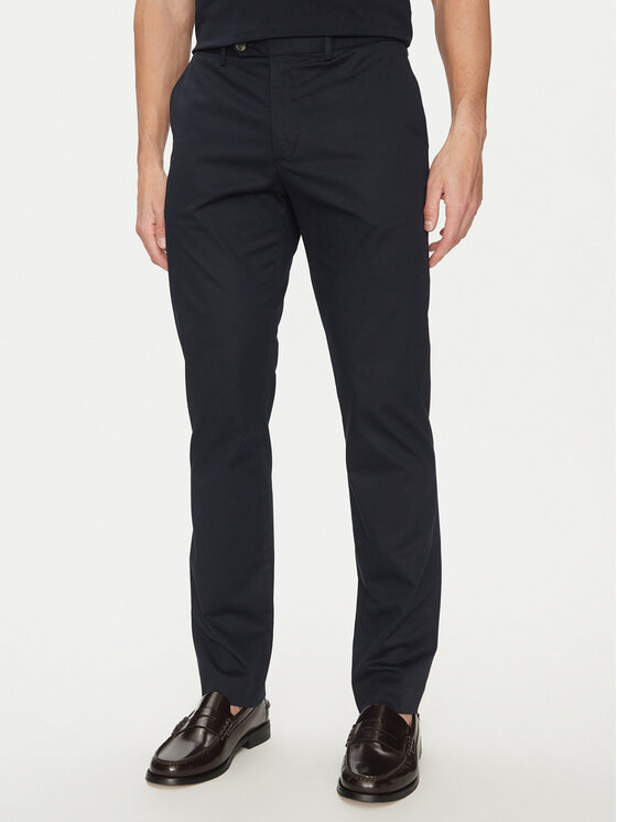 Tommy Hilfiger Tommy Hilfiger Chino kalhoty Denton MW0MW38863 Tmavomodrá Slim Fit