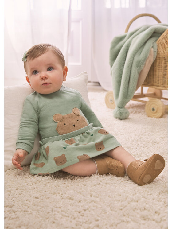 Vestito da giorno 2812 Verde Regular Fit