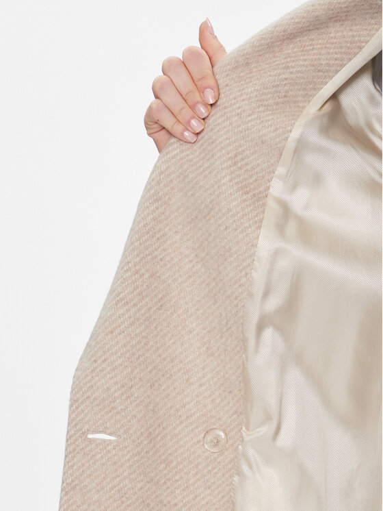 Marc Aurel Marc Aurel Vilnonis paltas 5431 1025 24677 Smėlio Relaxed Fit