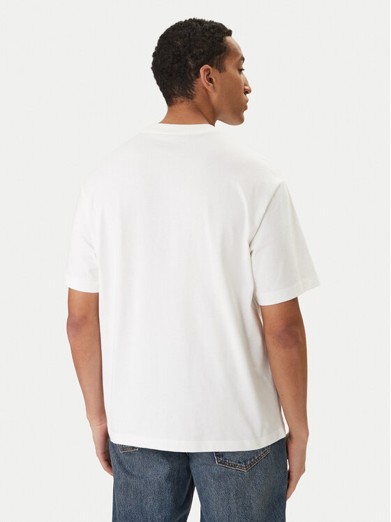 Calvin Klein Jeans Calvin Klein Jeans Tricou Monologo Graphic LV04RE815G Alb Regular Fit