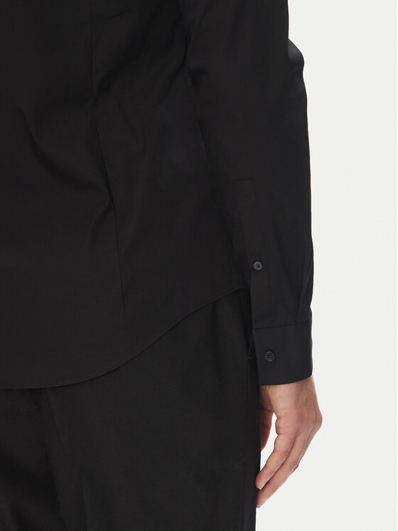 Calvin Klein Calvin Klein Koszula Essential LV019EU030 Czarny Slim Fit